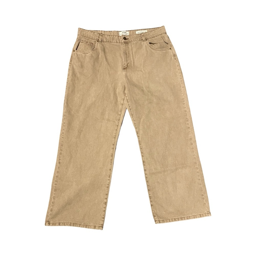 Cotton On Women's Low Rise Baggy Jeans, Mom Jeans, Wide Leg Brown Size 14 NWT
